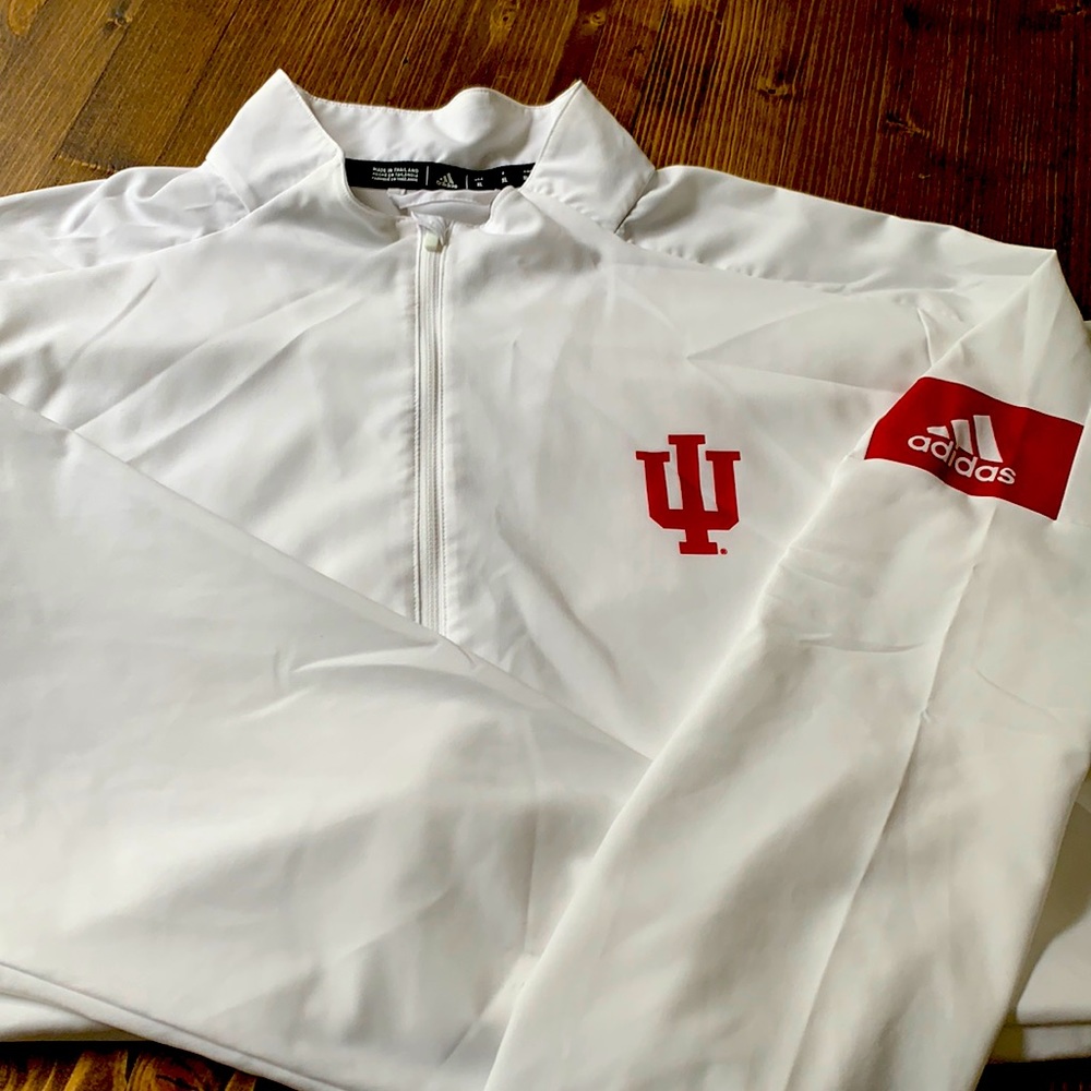 Half zip long sleeve adidas light Windbreaker